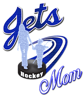 Jets Hockey Mom Magnet