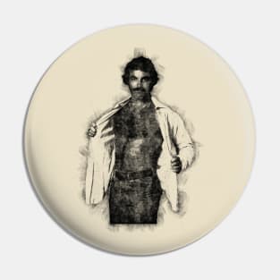 Tom Selleck Pin