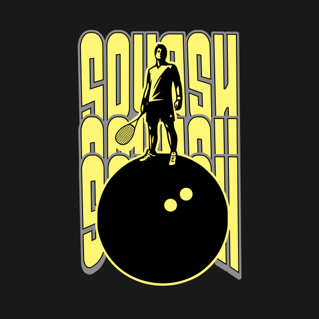 Squash player by Graffik-Peeps