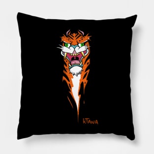 liquid tiger Pillow