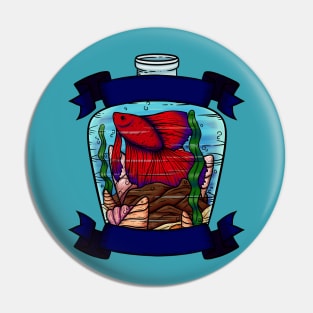 Fish in a Bottle Pin