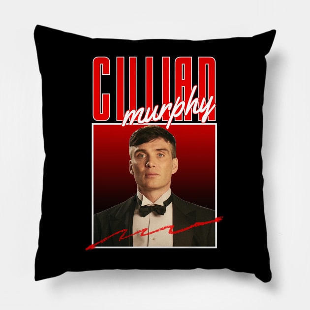 Cillian murphy///original retro Pillow by DetikWaktu