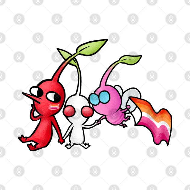 Pride Pikmin by KatieRose