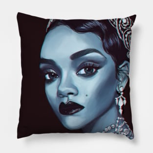 Blue RiRi Pillow