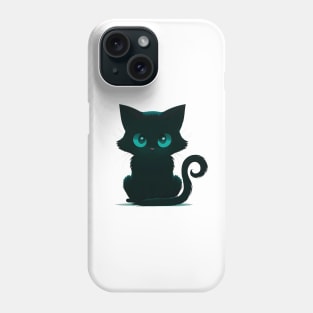 Tiffany Cat | Angry cartoon kitten | Chantilly breed Phone Case