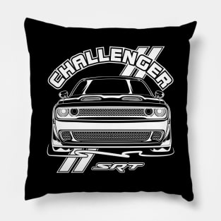 Challenger SRT (White Print) Pillow