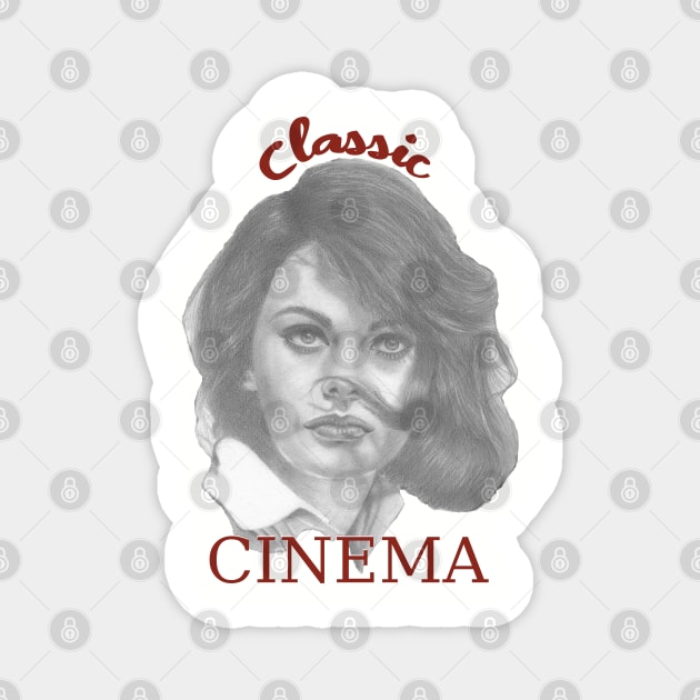 Classic cinema Magnet by jkarenart