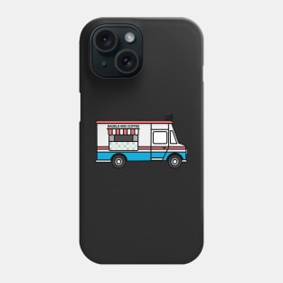 Bagel & Coffee Truck. Phone Case