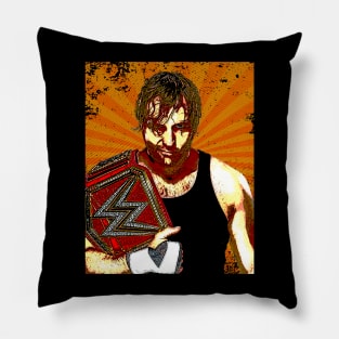 Dean Ambrose // Retro Comics Style Pillow