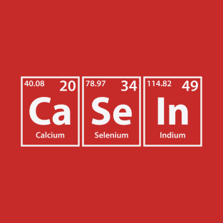 Casein (Ca-Se-In) Periodic Elements Spelling T-Shirt