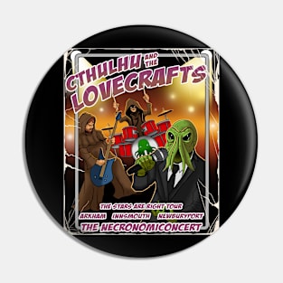 HP Lovecraft inspired band tour Pin