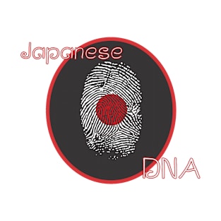 Japanese Flag Fingerprint DNA T-Shirt