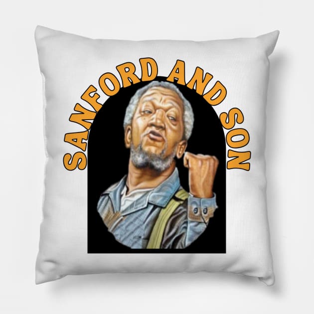 Sanford And Son 80s Pillow by Hi.Nawi