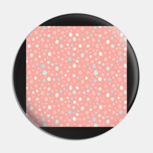 Pink Polka Dot Pattern Pin