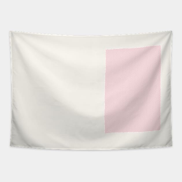 SNJ - Minimalist style - Japanese tore paper - Rectangular Pocket – Sakura Pink color Tapestry by SNJ 新農氏