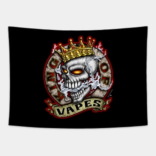 King Of Vapes (Dark Shirt) Tapestry