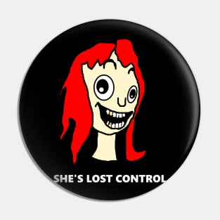 Crazy girl Pin