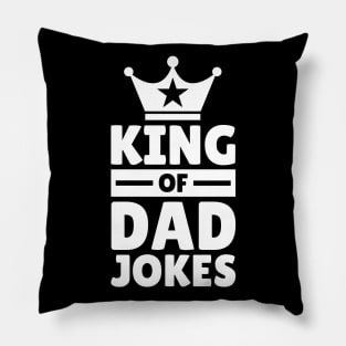 King Of Dad Jokes Pillow