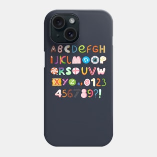 Alphabet Sweet Candies Phone Case