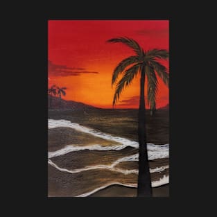 pretty sunset painting T-Shirt