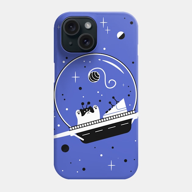 Space cat Phone Case by ItsVervain