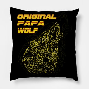 Original Papa Wolf Pillow