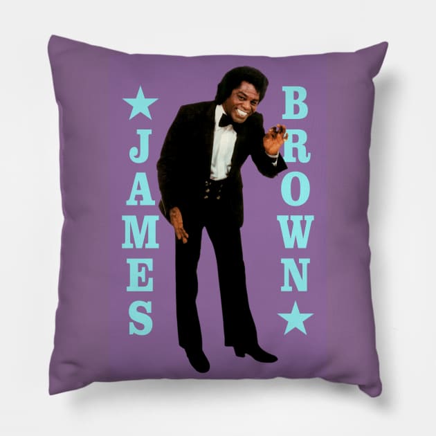 James Brown Pillow by PLAYDIGITAL2020