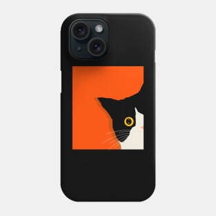 Cat spying you Phone Case