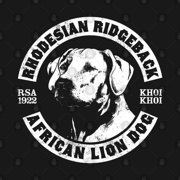 Rhodesian Ridgeback Logo by Black Tee Inc