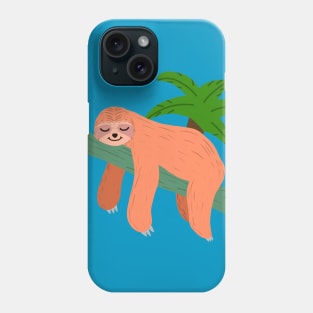 Sleeping Sloth Phone Case