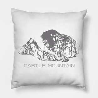 Castle Mountain Resort 3D Pillow