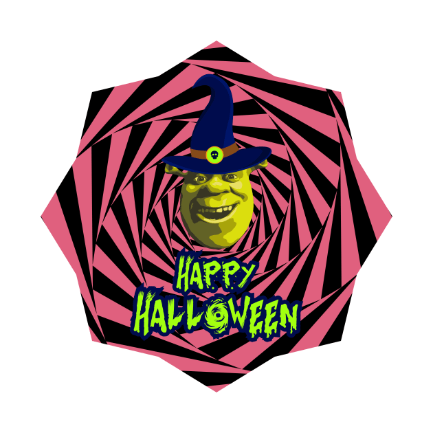 Funny Halloween Shrek by Aleksander37