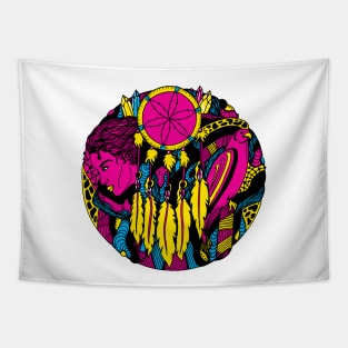 CMYK Dream Falcon Tapestry