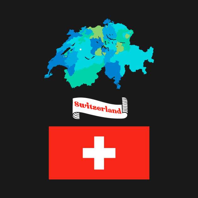 Switzerland Map by Calisi