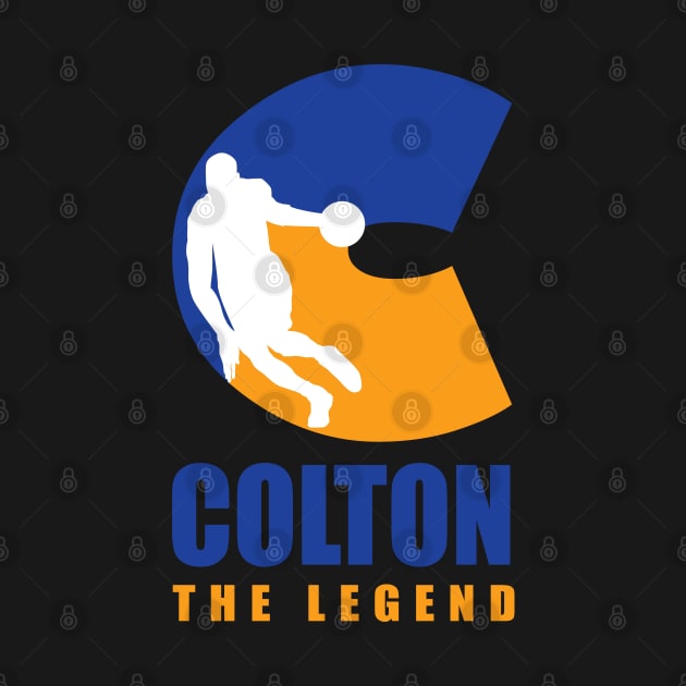 Colton Custom Player Basketball Your Name The Legend by Baseball Your Name