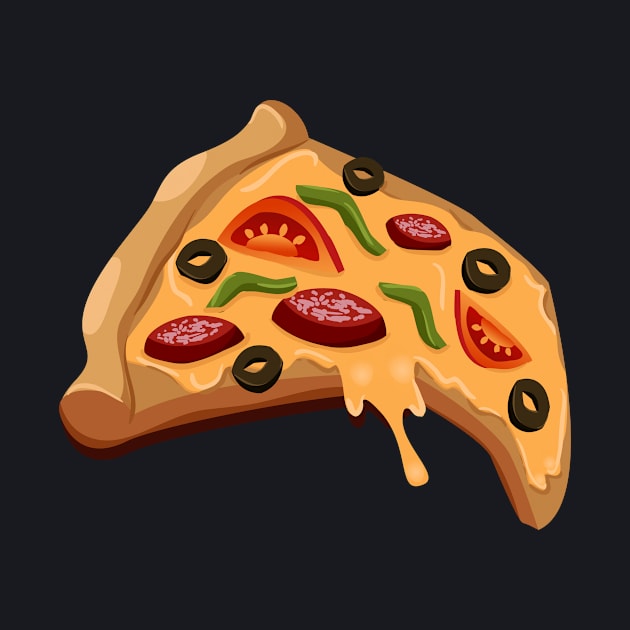 Pizza Piece Pizzeria by Foxxy Merch