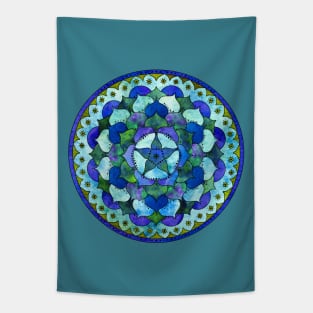 Star Mandala Ocean Tapestry