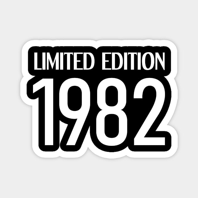 Limited Edition 1982 40. Birthday Gift Magnet by FNO