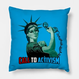 Lady Liberty - Call to Activism Pillow