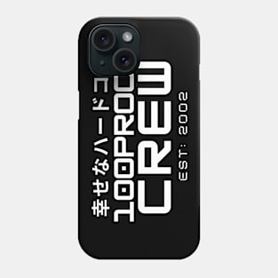 White 100proof Logo Phone Case