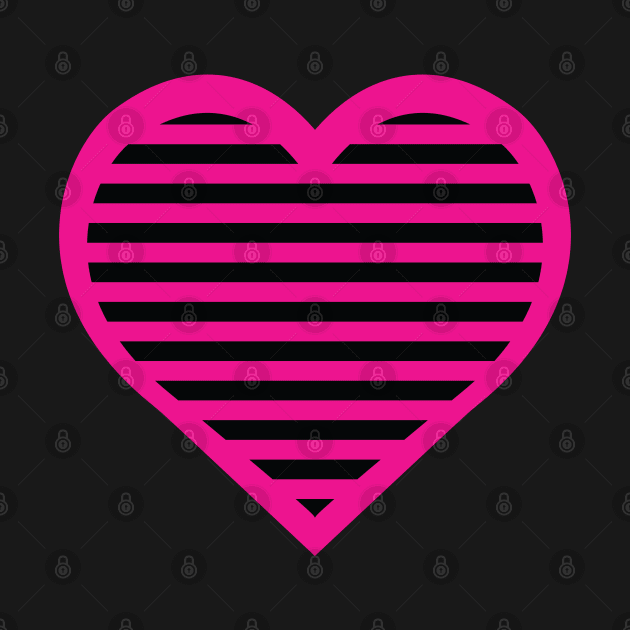 Stripe Heart 3 by centeringmychi