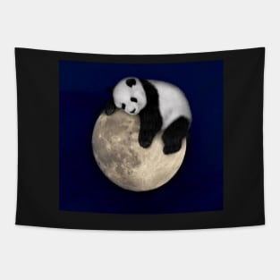 Sleeping on the moon Tapestry