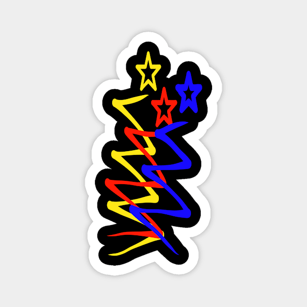 Shooting Stars Magnet by GMAT