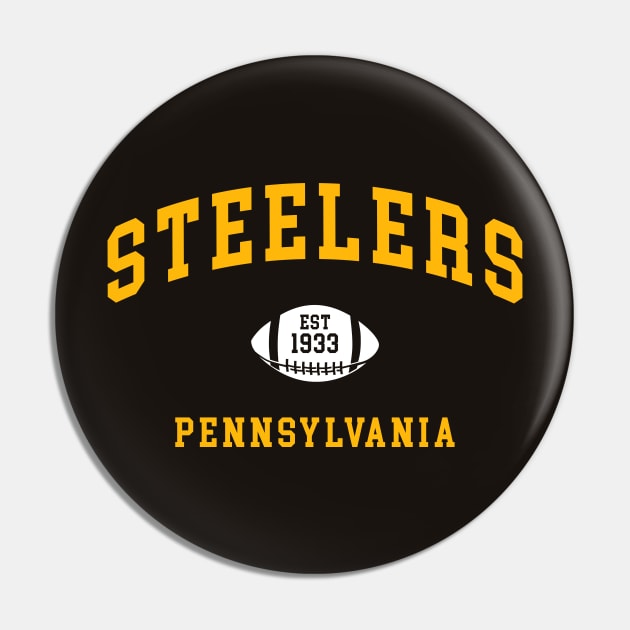 The Steelers Pin by CulturedVisuals