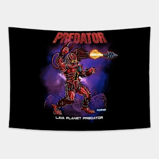 Lava planet Predator Tapestry