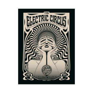 Electric Circus Psychedelic Sixties Poster T-Shirt