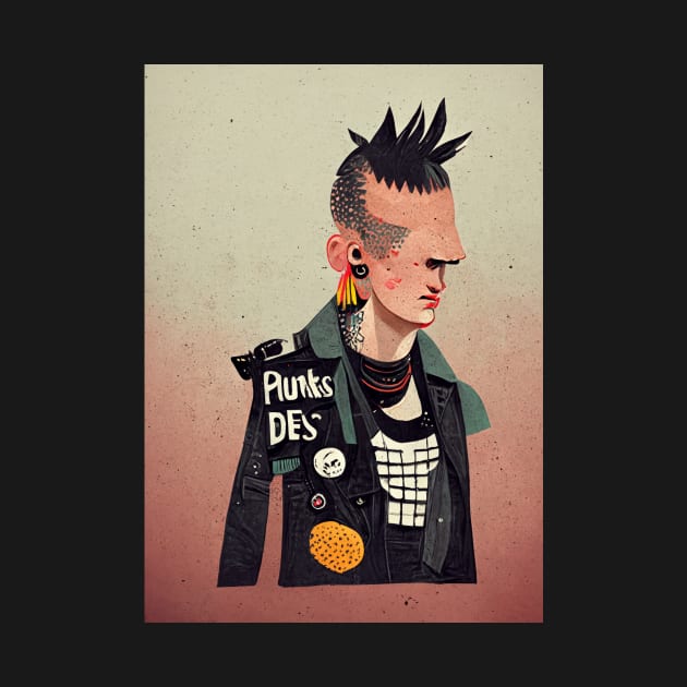 Punk Face by deificusArt