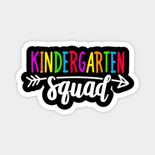 Team Kindergarten Squad Teacher Back To School Magnet