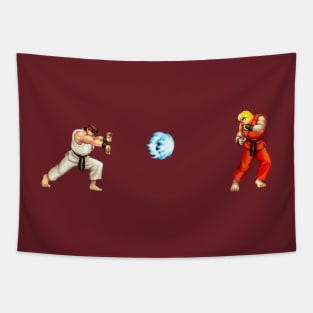 Street Fighter - Ken and Ryu Tapestry