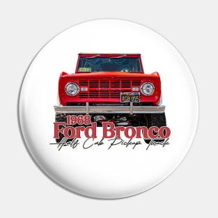 1968 Ford Bronco Half Cab Pickup Truck Pin